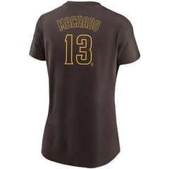 Manny Machado San Diego Padres Nike Women's Name & Number T-Shirt - MLB