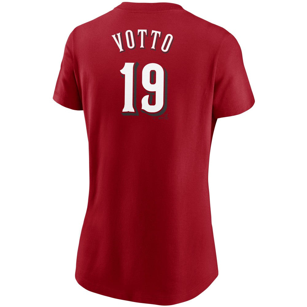 Joey Votto Cincinnati Reds Nike Women's Name & Number T-Shirt - MLB