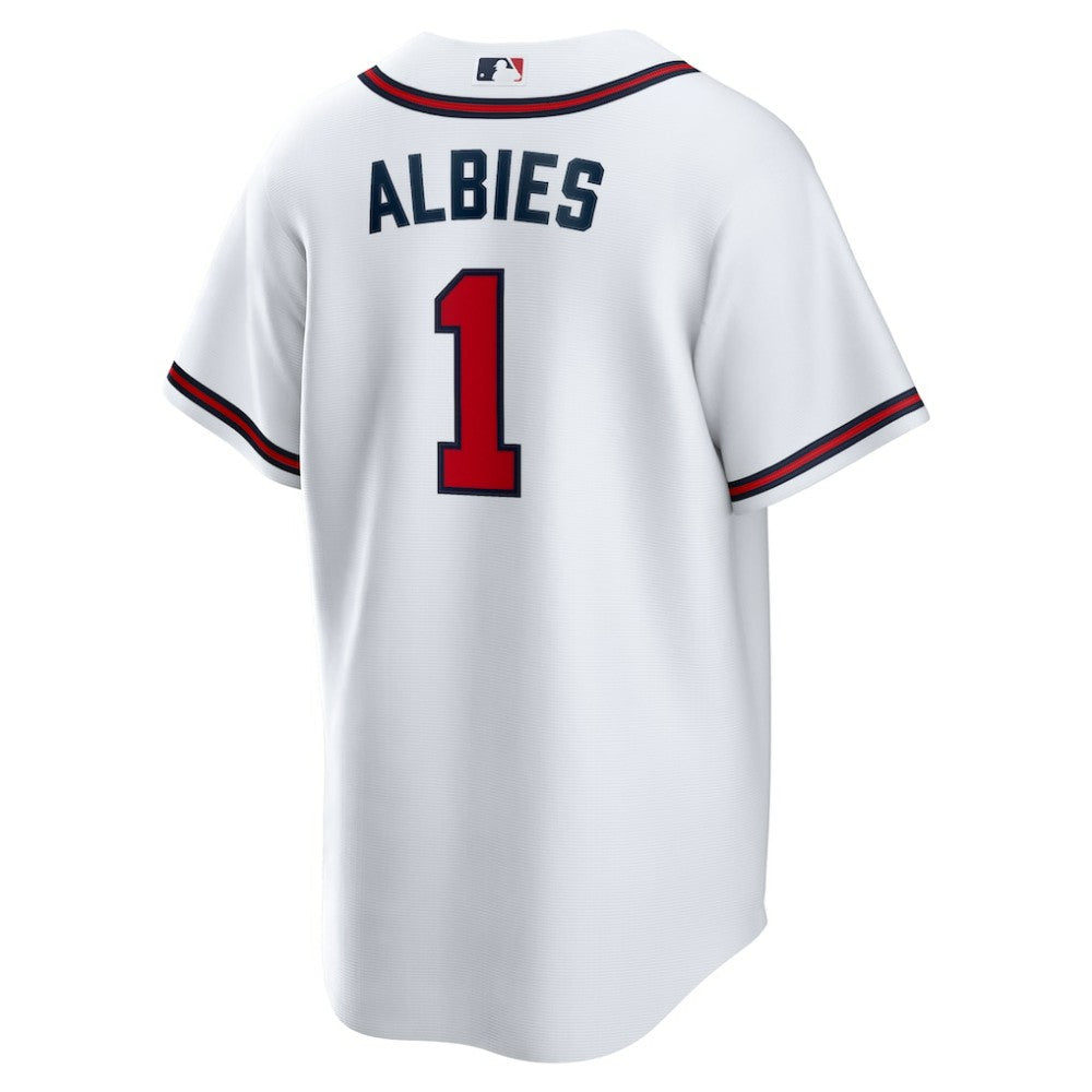 Ozzie Albies Atlanta Braves Nike Home Replica Player Name Jersey - MLB