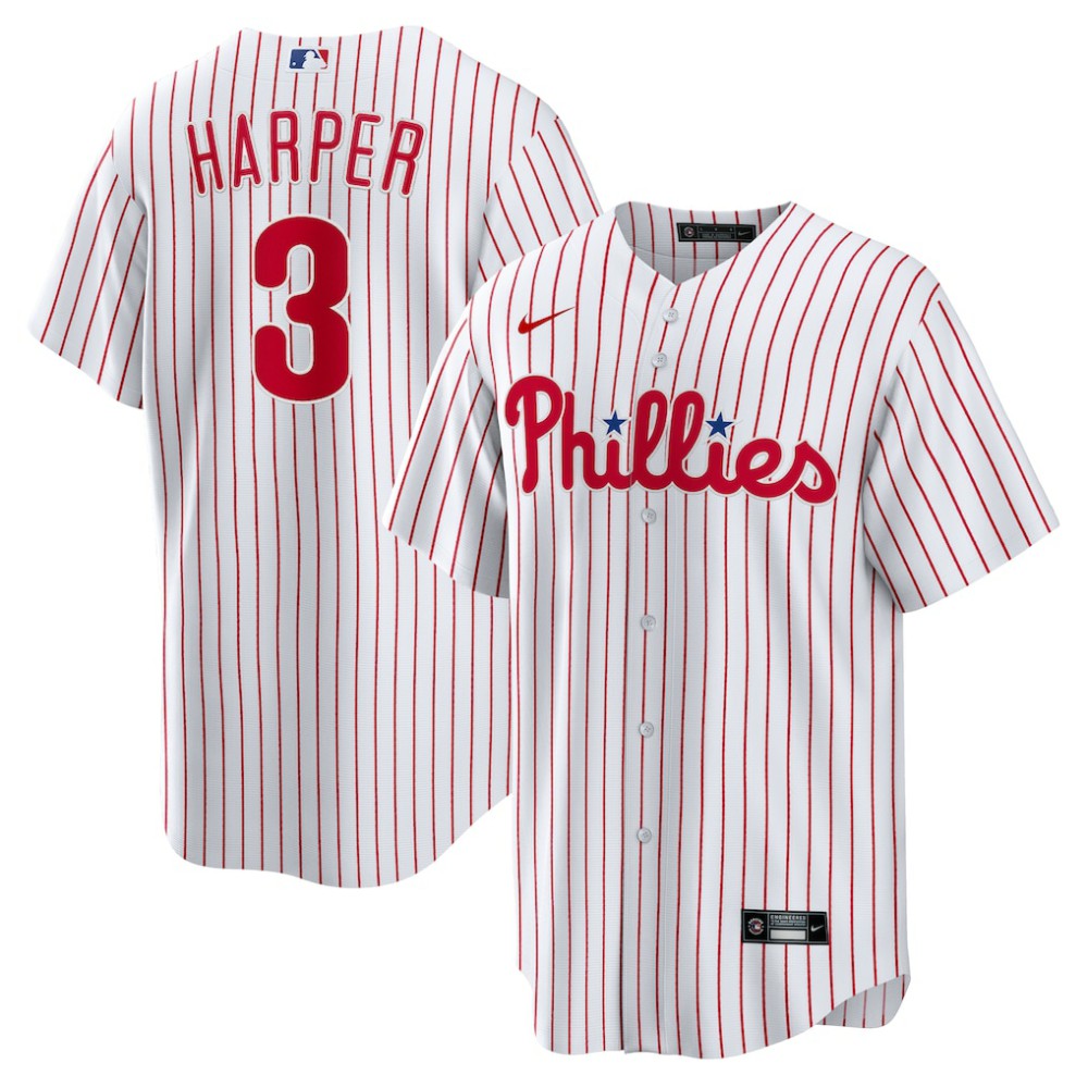 Bryce Harper Philadelphia Phillies Nike Home Replica Player Name Jersey - MLB