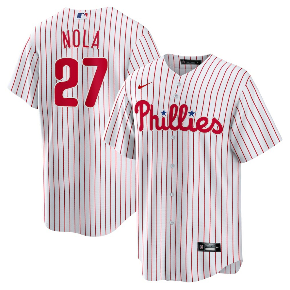 Aaron Nola Philadelphia Phillies Nike Home Replica Player Name Jersey - MLB