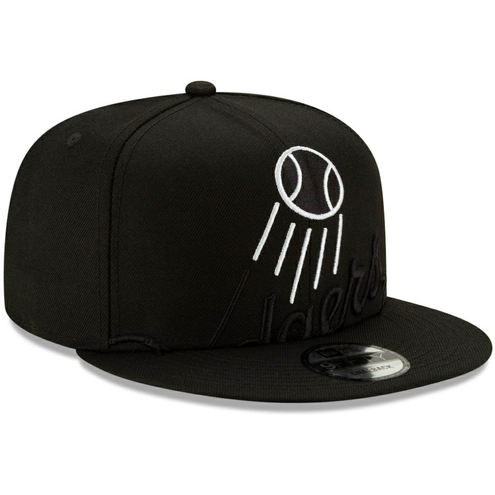 Los Angeles Dodgers New Era Monochrome Logo Elements 9FIFTY Adjustable Snapback Hat - MLB