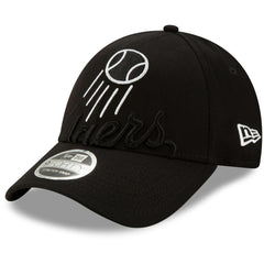 Los Angeles Dodgers New Era Monochrome Logo Elements Stretch Snapback 9FORTY Adjustable Hat - MLB