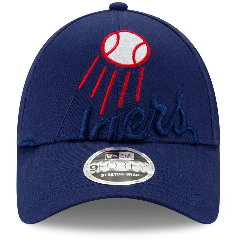 Los Angeles Dodgers New Era Logo Elements Stretch Snapback 9FORTY Adjustable Hat - MLB