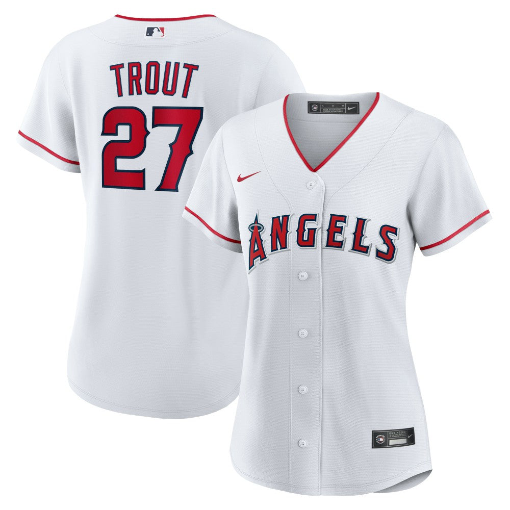 Mike Trout Los Angeles Angels Nike Women's Home Replica Player Jersey - MLB