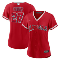 Mike Trout Los Angeles Angels Nike Women's Alternate Replica Player Jersey - MLB