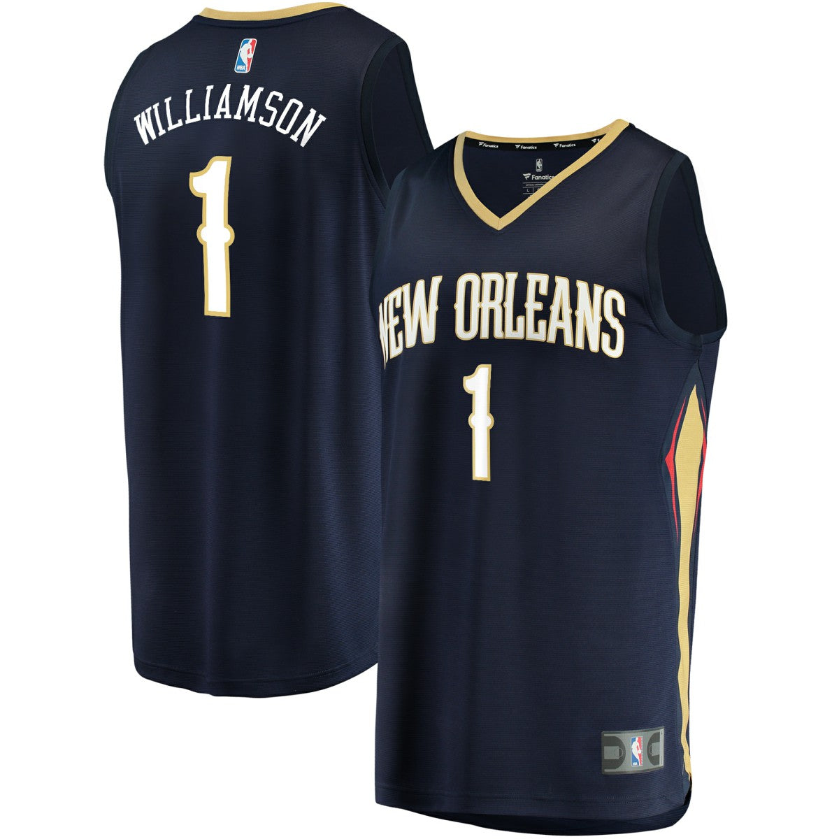 Zion Williamson New Orleans Pelicans Replica Fast Break Jersey Navy Icon Edition - NBA