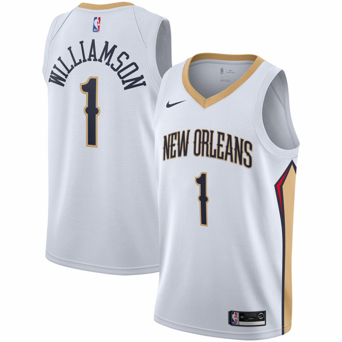 Zion Williamson New Orleans Pelicans 2019/2020 Swingman Jersey Association Edition White - NBA