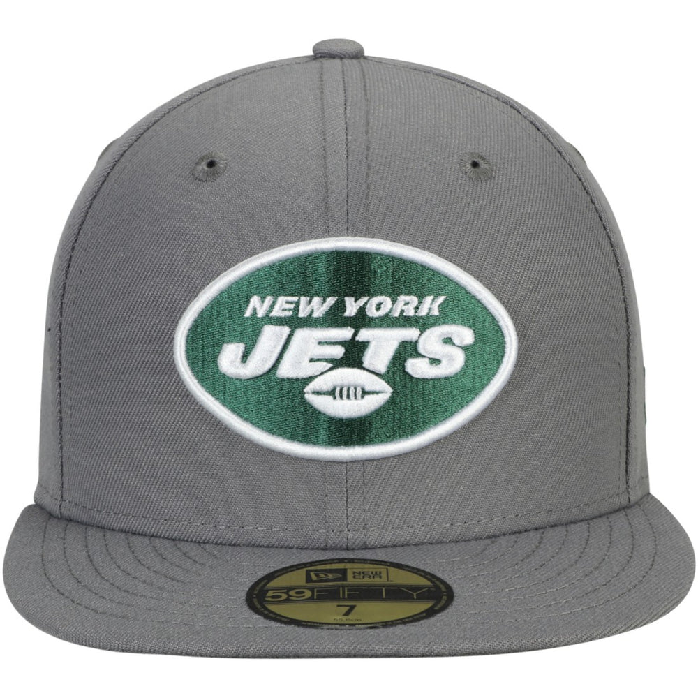 New York Jets New Era Storm 59FIFTY Fitted Hat Graphite | NFL
