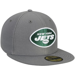 New York Jets New Era Storm 59FIFTY Fitted Hat Graphite | NFL