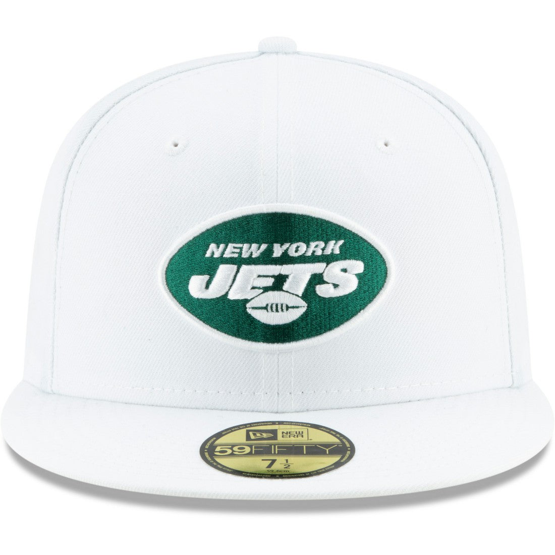 New York Jets New Era Omaha 59FIFTY Fitted Hat White | NFL