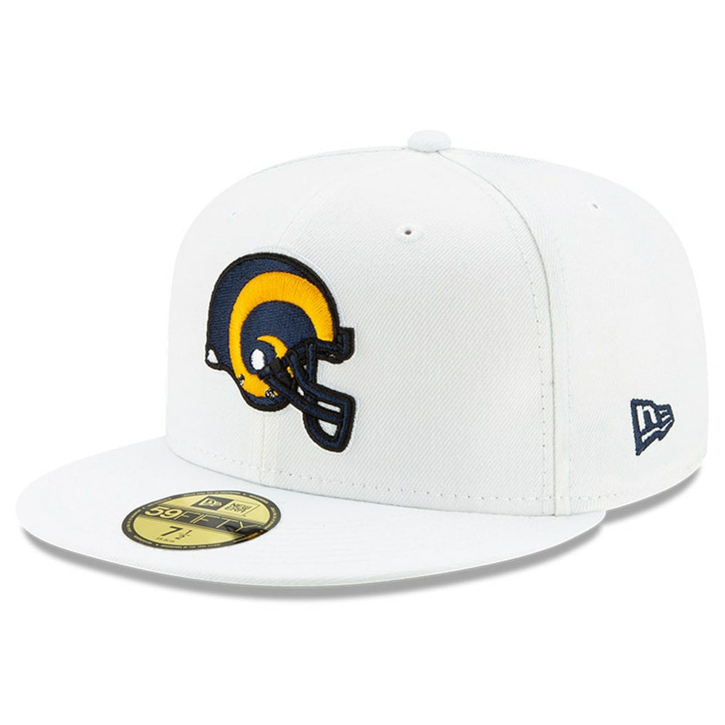 Los Angeles Rams New Era Historic Omaha 59FIFTY Fitted Hat White | NFL