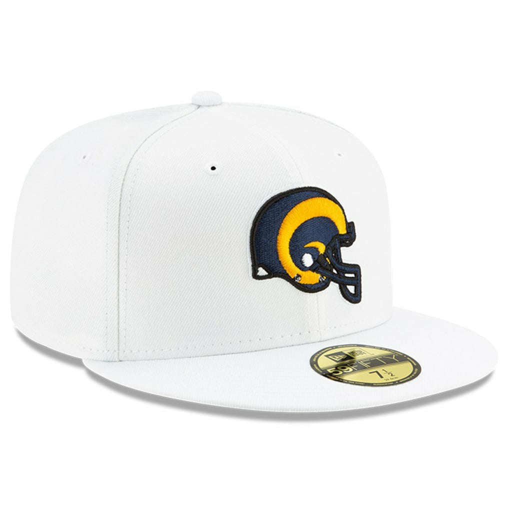 Los Angeles Rams New Era Historic Omaha 59FIFTY Fitted Hat White | NFL