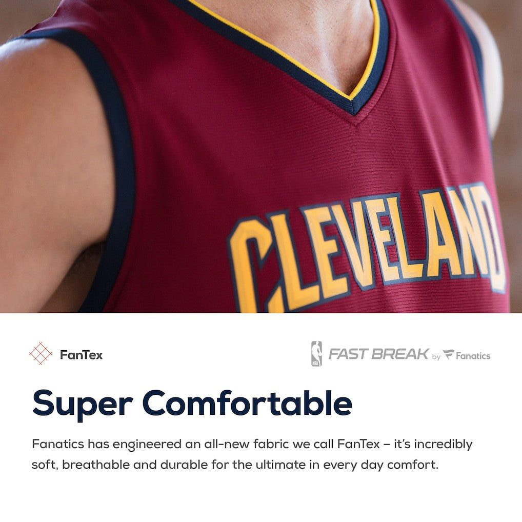 Darius Garland Cleveland Cavaliers Youth Replica Fast Break Jersey Wine Icon Edition - NBA