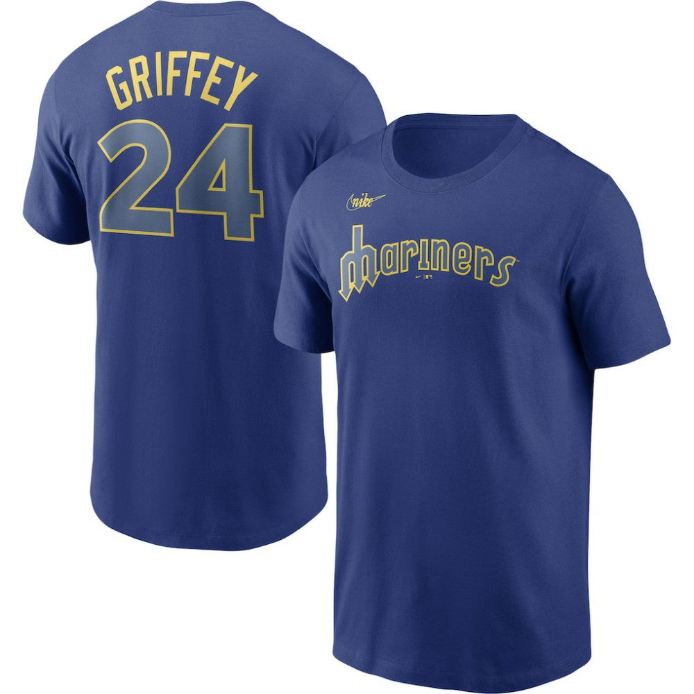 Ken Griffey Jr. Seattle Mariners Nike Cooperstown Collection Name & Number T-Shirt - MLB