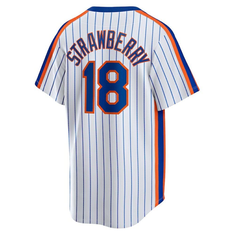 Darryl Strawberry New York Mets Nike Home Cooperstown Collection Player Jersey - MLB