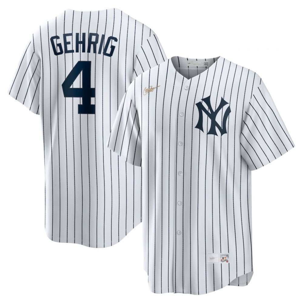 Lou Gehrig New York Yankees Nike Home Cooperstown Collection Player Jersey - MLB