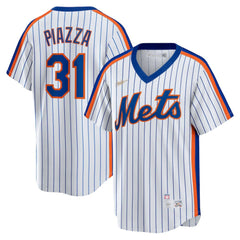 Mike Piazza New York Mets Nike Home Cooperstown Collection Player Jersey - MLB