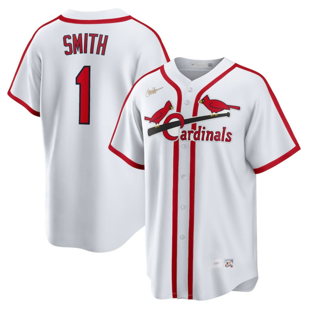 Ozzie Smith St. Louis Cardinals Nike Home Cooperstown Collection Player Jersey - MLB