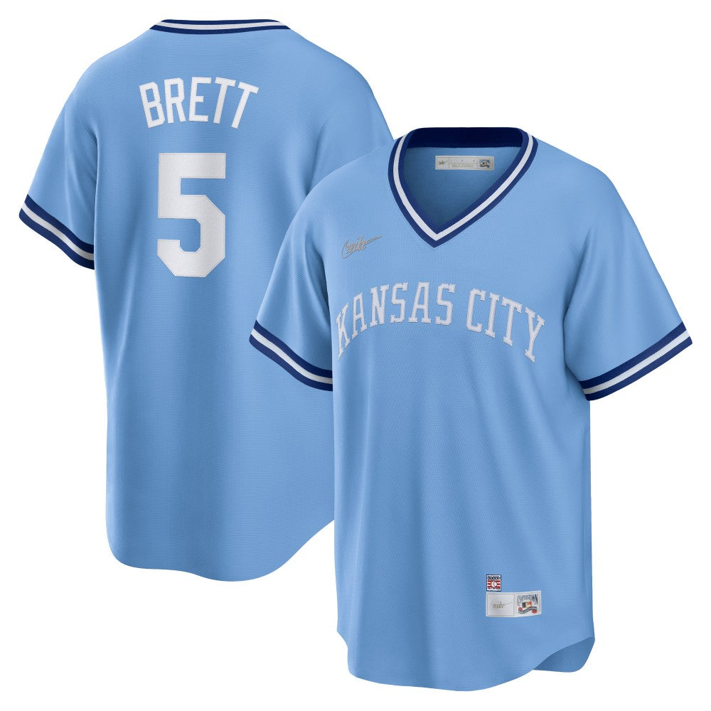 George Brett Kansas City Royals Nike Road Cooperstown Collection Player Jersey - MLB