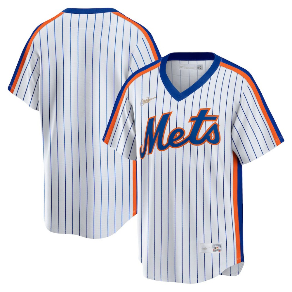 New York Mets Nike Home Cooperstown Collection Team Jersey - MLB