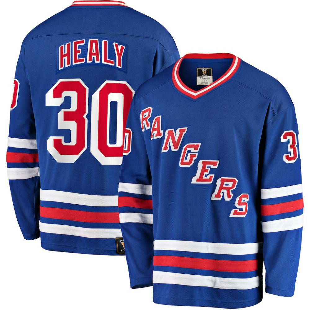 Glenn Healy New York Rangers Fanatics Premier Breakaway Retired Player Jersey - Blue - NHL