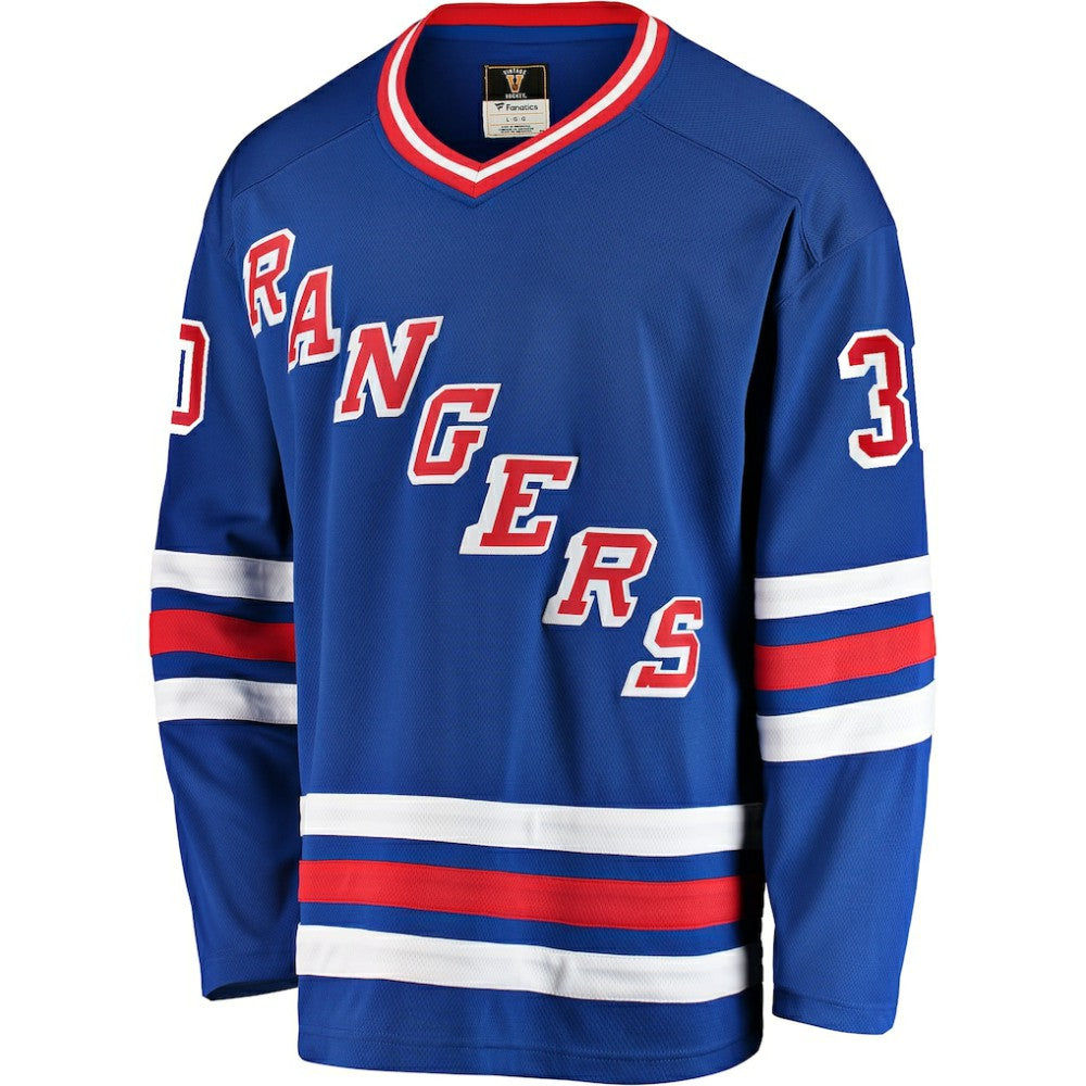 Glenn Healy New York Rangers Fanatics Premier Breakaway Retired Player Jersey - Blue - NHL