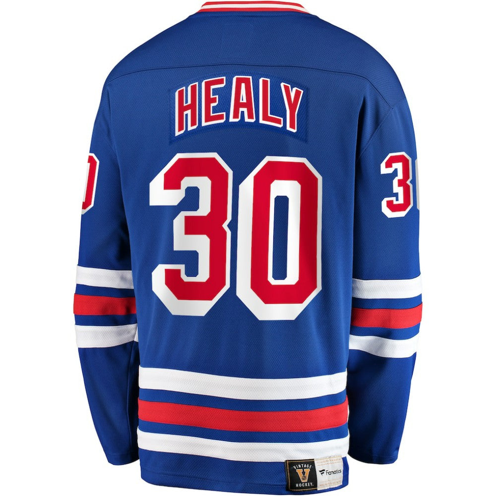 Glenn Healy New York Rangers Fanatics Premier Breakaway Retired Player Jersey - Blue - NHL