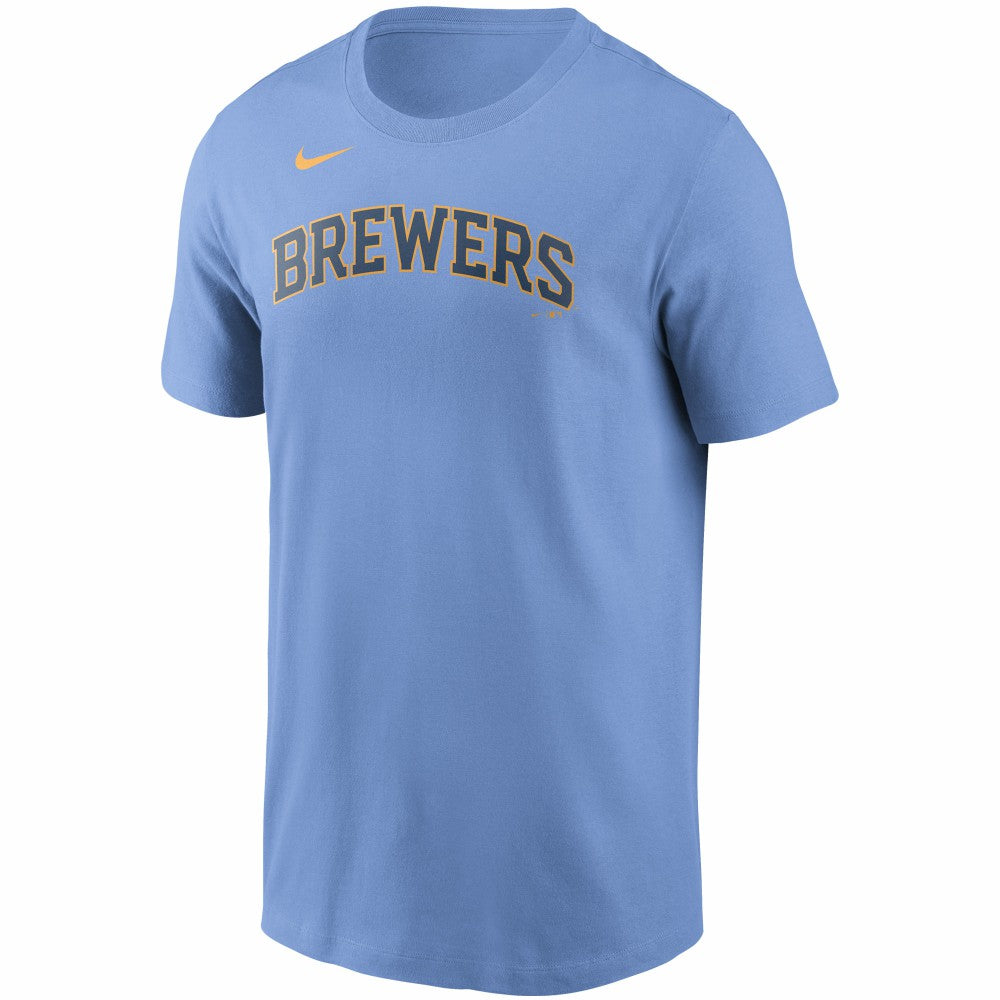 Christian Yelich Milwaukee Brewers Nike Name & Number T-Shirt - MLB