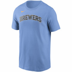 Christian Yelich Milwaukee Brewers Nike Name & Number T-Shirt - MLB