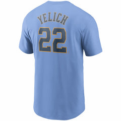 Christian Yelich Milwaukee Brewers Nike Name & Number T-Shirt - MLB