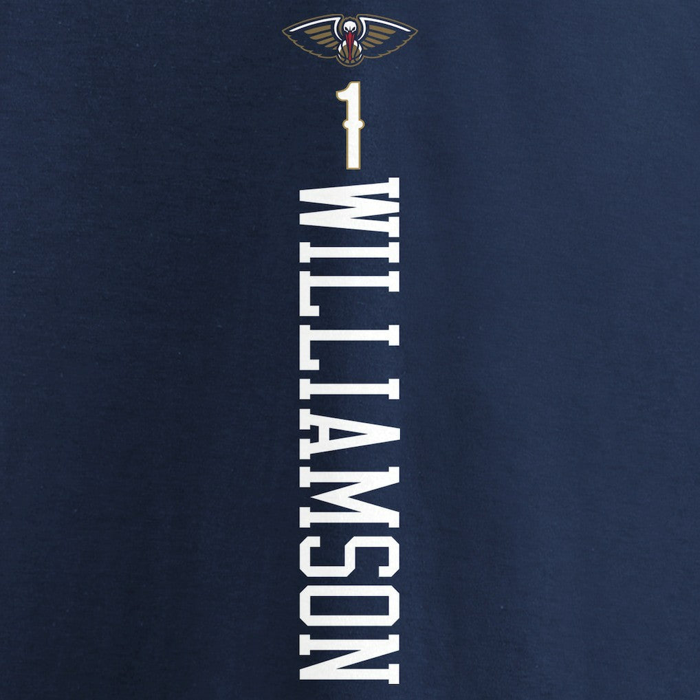 Zion Williamson New Orleans Pelicans 2019 NBA Draft Playmaker Name & Number T-Shirt Navy - NBA
