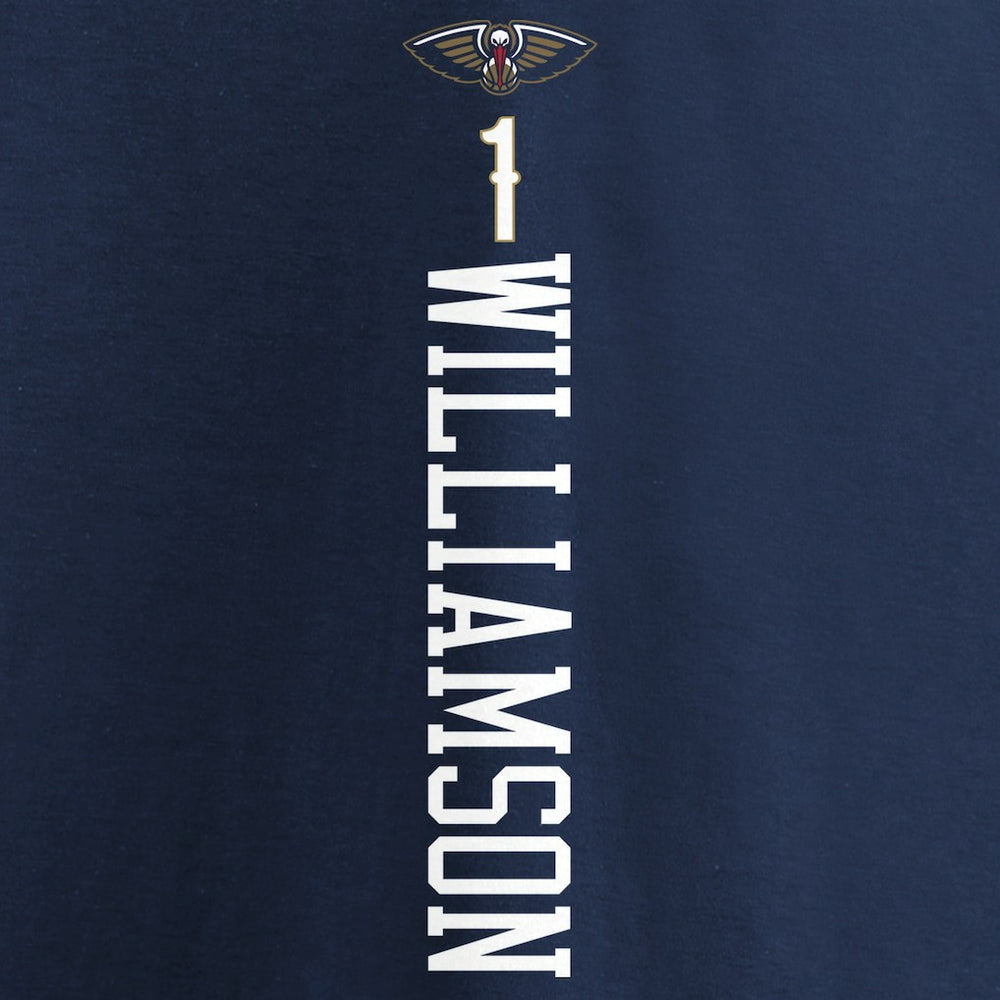 Zion Williamson New Orleans Pelicans 2019 NBA Draft Playmaker Name & Number T-Shirt Navy - NBA