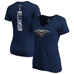 Zion Williamson New Orleans Pelicans Women's 2019 NBA Draft Playmaker Name & Number V-Neck T-Shirt Navy - NBA
