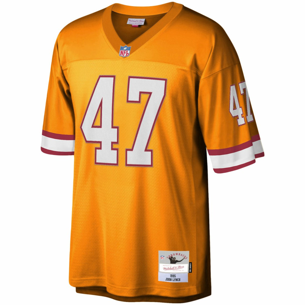 John Lynch Tampa Bay Buccaneers Legacy Replica Jersey Orange | Mitchell & Ness