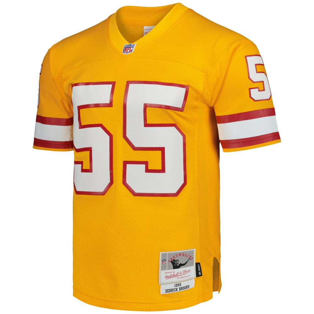 Derrick Brooks Tampa Bay Buccaneers Legacy Replica Jersey Orange | Mitchell & Ness