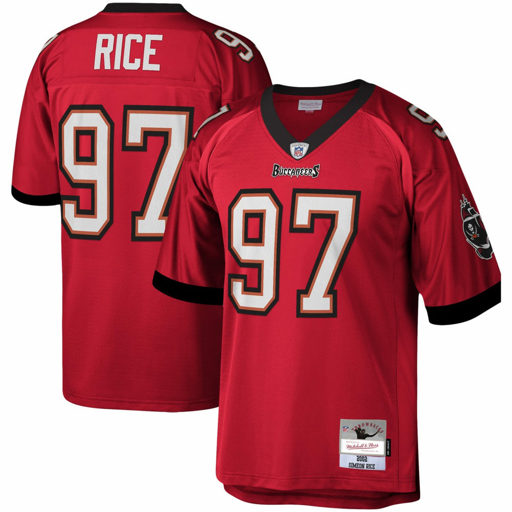 Simeon Rice Tampa Bay Buccaneers Legacy Replica Jersey Red | Mitchell & Ness