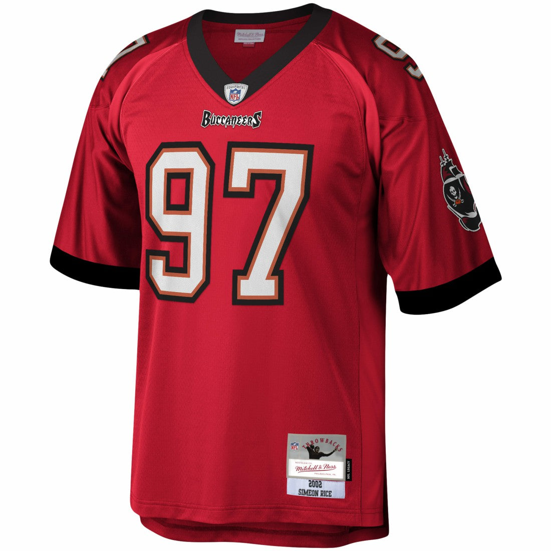Simeon Rice Tampa Bay Buccaneers Legacy Replica Jersey Red | Mitchell & Ness