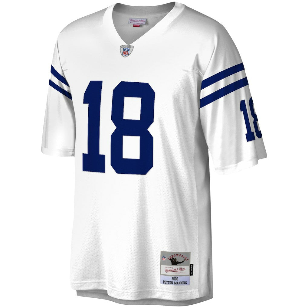 Peyton Manning Indianapolis Colts Legacy Replica Jersey White | Mitchell & Ness