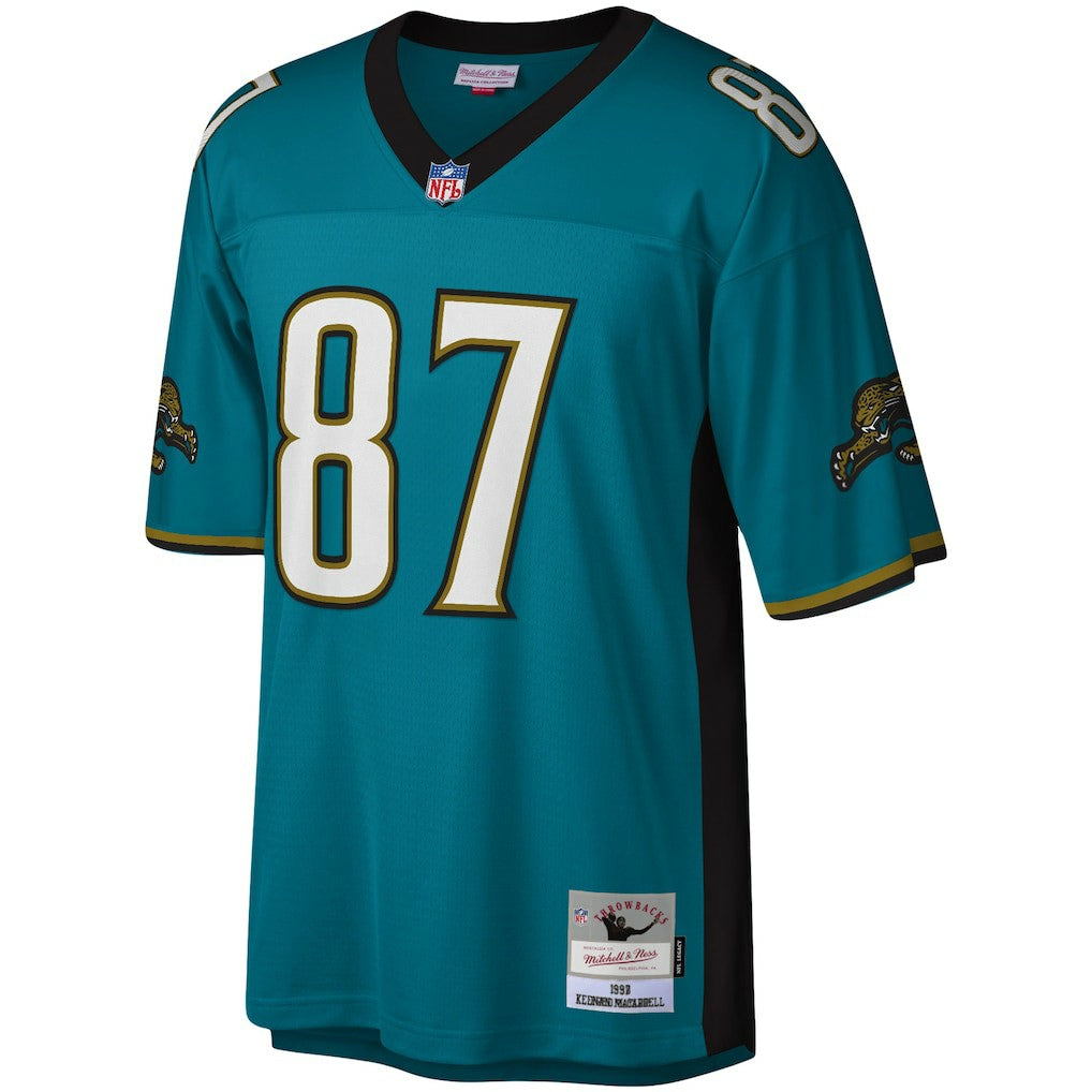 Keenan McCardell Jacksonville Jaguars Legacy Replica Jersey Teal | Mitchell & Ness