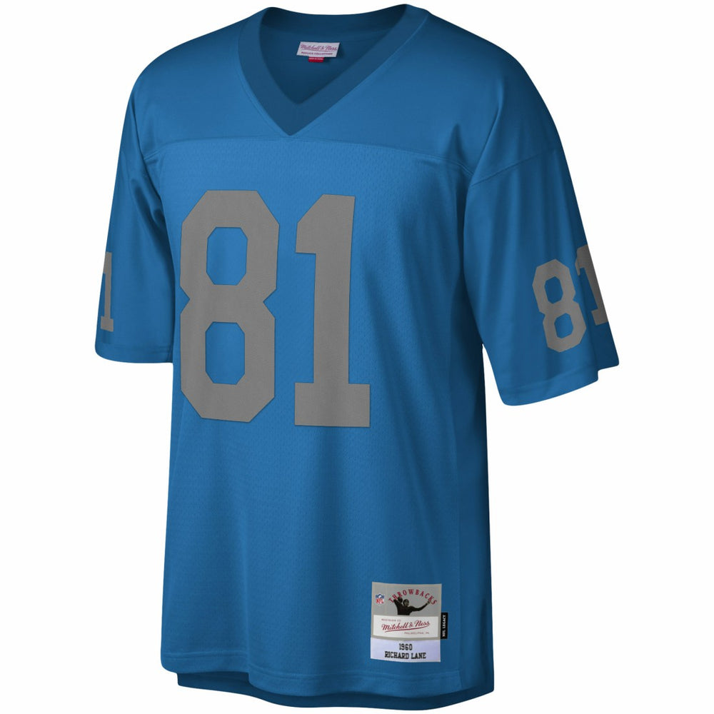 Richard Lane Detroit Lions Legacy Replica Jersey Blue | Mitchell & Ness