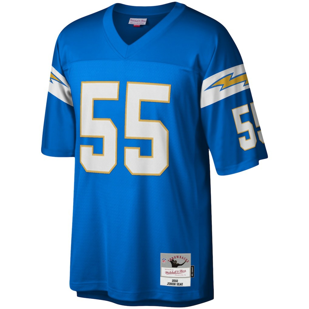 Junior Seau Los Angeles Chargers Legacy Replica Jersey Powder Blue | Mitchell & Ness