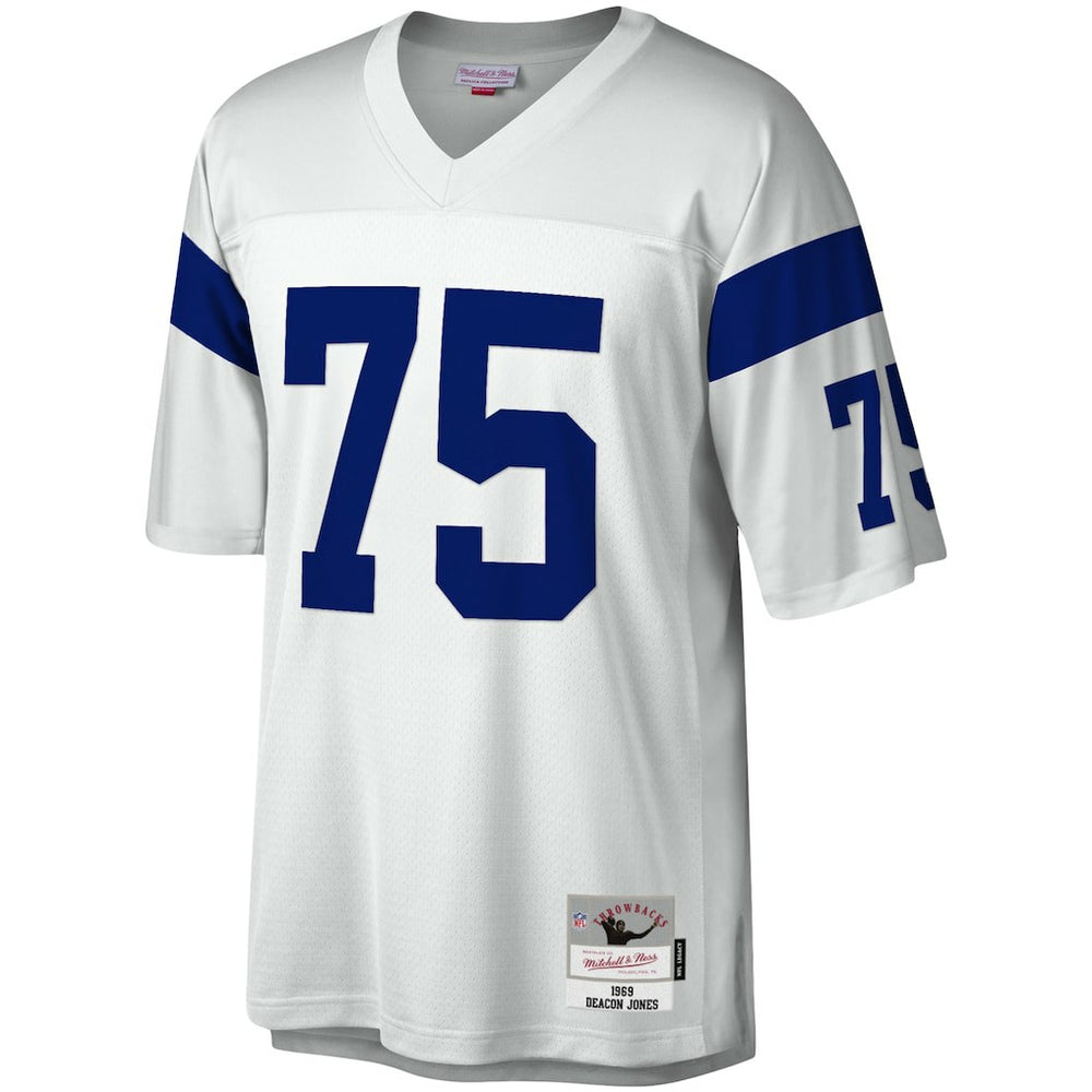 Deacon Jones Los Angeles Rams Legacy Replica Jersey White | Mitchell & Ness