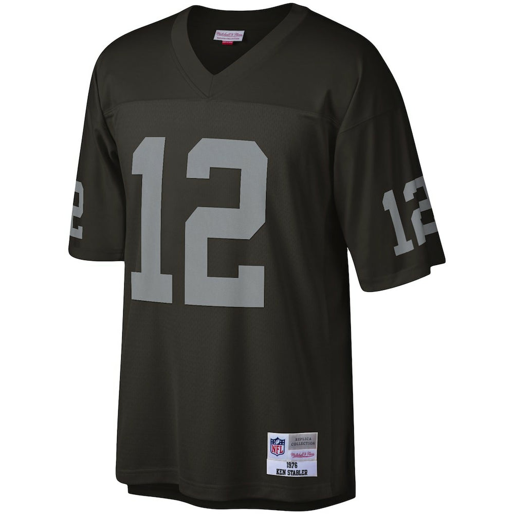 Ken Stabler Las Vegas Raiders Legacy Replica Jersey Black | Mitchell & Ness