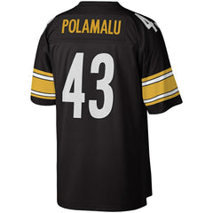 Troy Polamalu Pittsburgh Steelers Legacy Replica Jersey Black | Mitchell & Ness