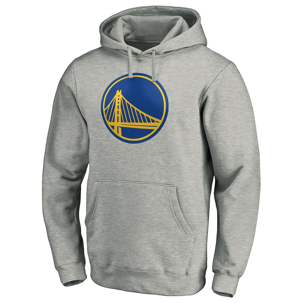 Golden State Warriors Primary Logo Pullover Hoodie Heather Gray - NBA
