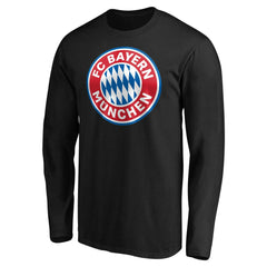 Bayern Munich Logo Long Sleeve T-Shirt Black - FIFA World CUP