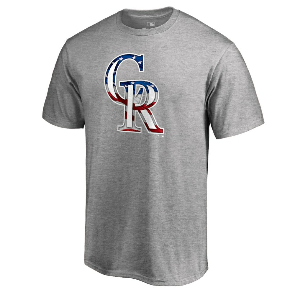 Charlie Blackmon Colorado Rockies Banner Wave Name & Number T-Shirt - MLB