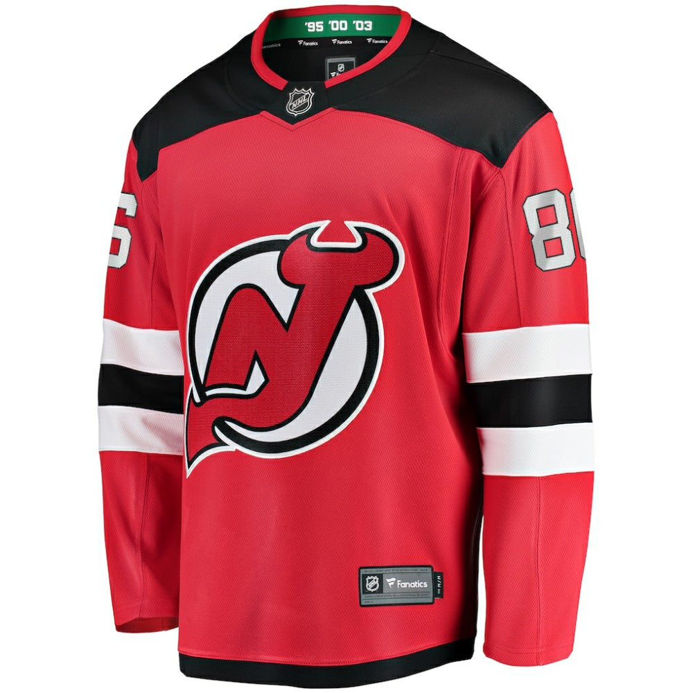 Jack Hughes New Jersey Devils Fanatics Breakaway Player Jersey - Red - NHL