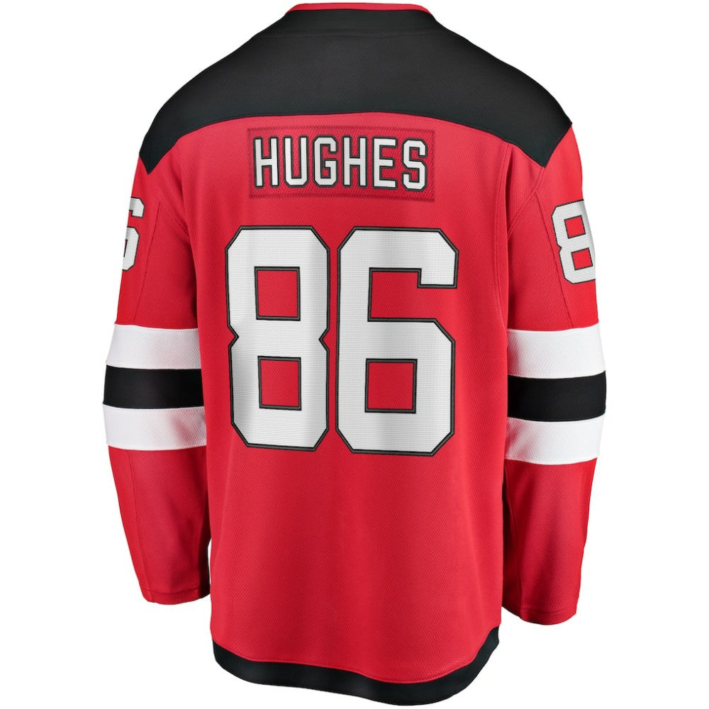 Jack Hughes New Jersey Devils Fanatics Breakaway Player Jersey - Red - NHL